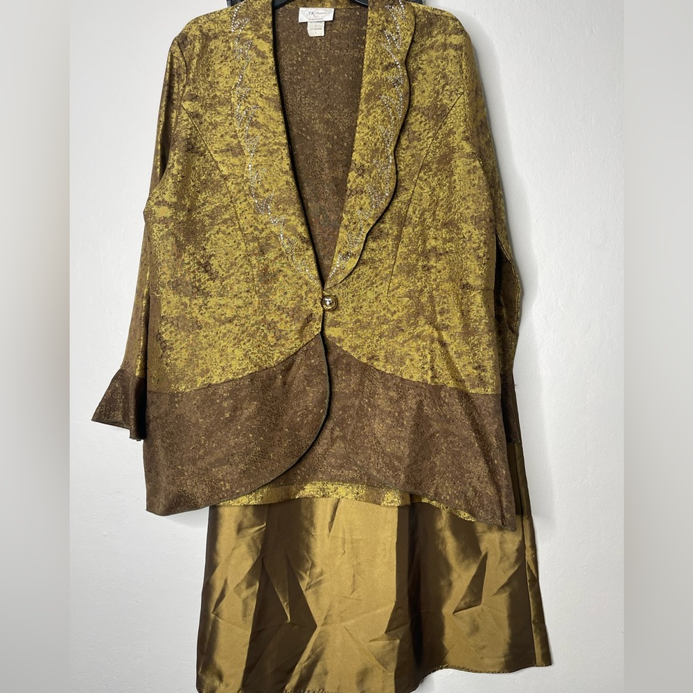 3K Fashion Blazer and Ronni Nicole Shirt Size XL